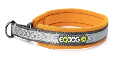 EQDOG Pro Collar™ Light-Grey-Orange gepolstertes Halsband